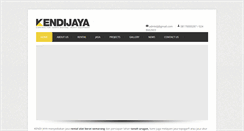 Desktop Screenshot of kendijaya.com